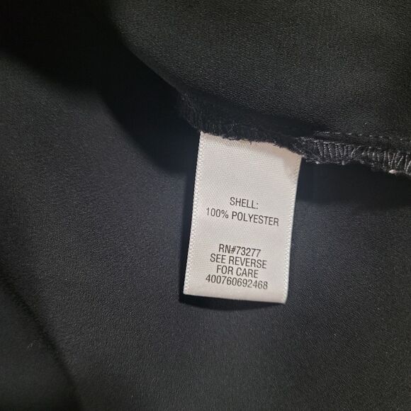 Candies size small black sheer sleeveless top - Picture 2 of 3